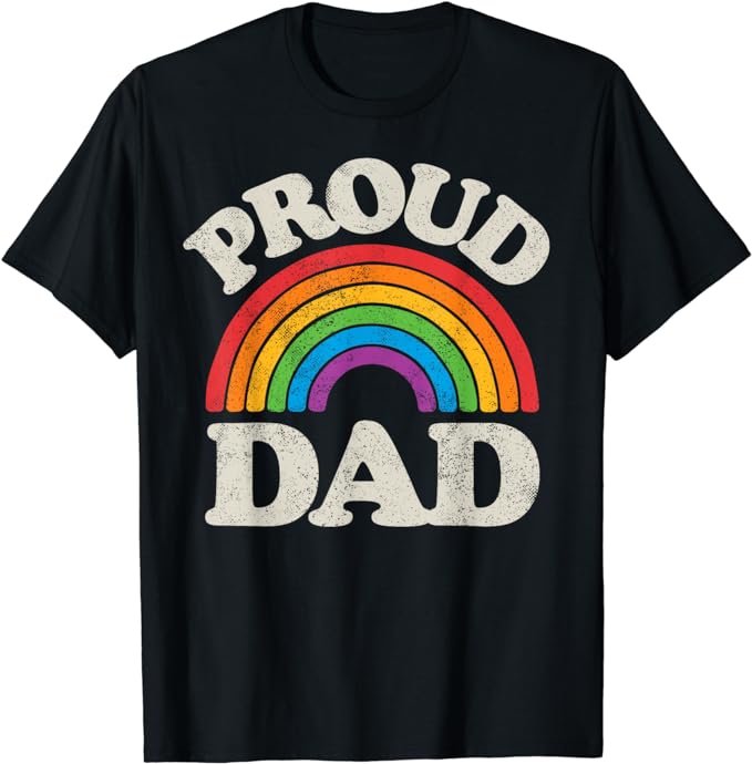 proud dad queer t shirt