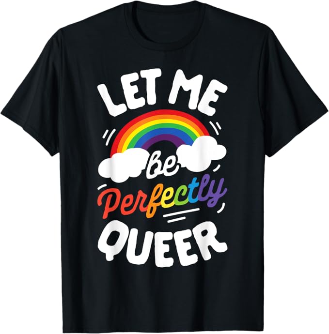 black queer tee shirt